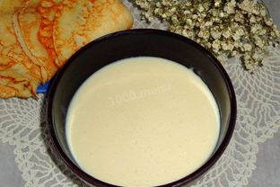 Заварное тесто для блинов на молоке