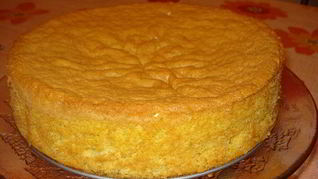 Белоснежный бисквит из мультиварки