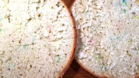 бисквитный торт с арахисовым кремом