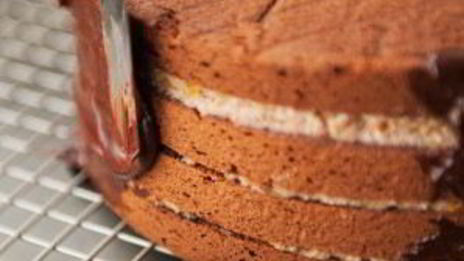 бисквитный торт с пропиткой