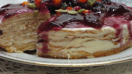 блинный торт с маскарпоне