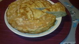 Блинный торт Яблочный Спас