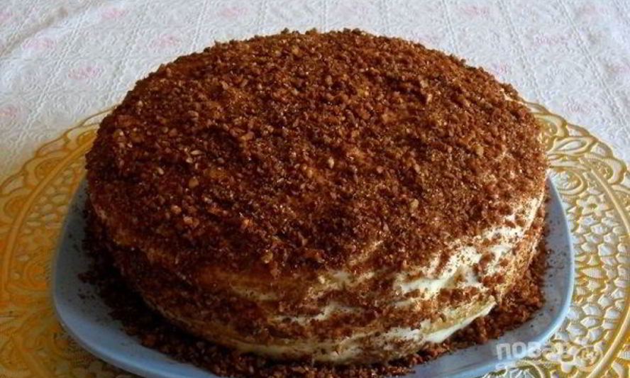 Рецепт домашнего кефирного торта