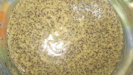 маково-клубничный торт