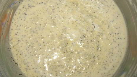 маково-клубничный торт