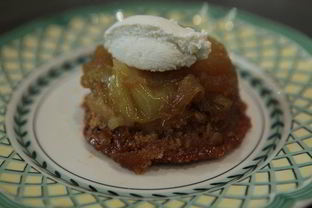 Миндальные бисквитики с яблоками