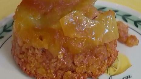 миндальные бисквитики с яблоками