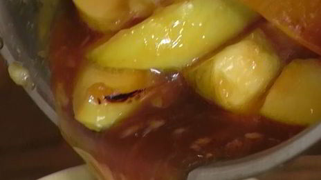 миндальные бисквитики с яблоками