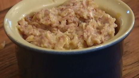 миндальные бисквитики с яблоками