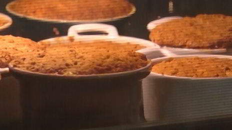 миндальные бисквитики с яблоками