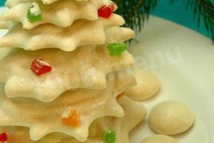 Новогодний торт Елка с безе