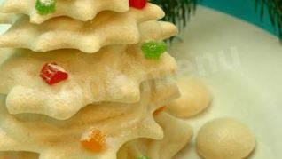 Новогодний торт Елка с безе