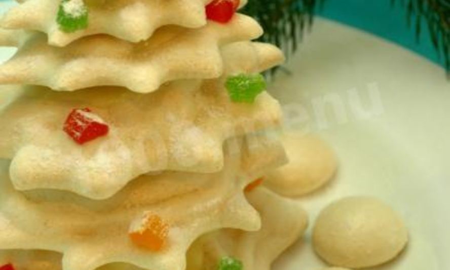 Рецепт новогоднего торта елка с безе