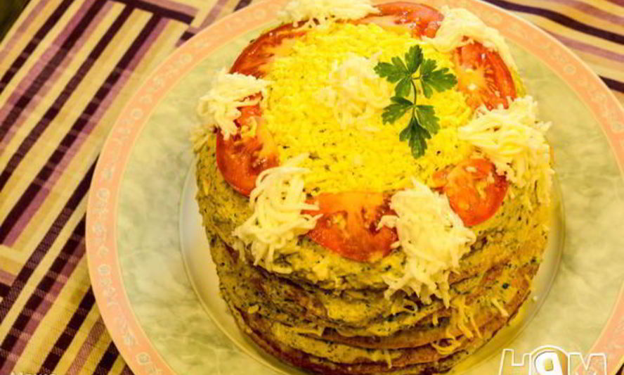 Рецепт овощного торта