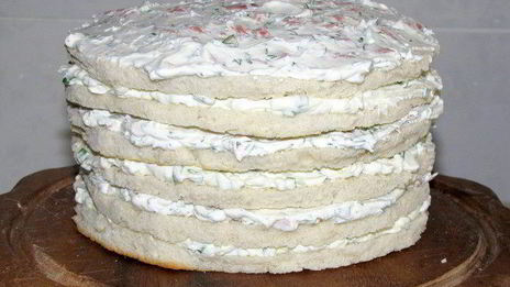 скандинавский закусочный торт