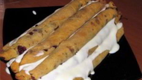 торт дрова под снегом