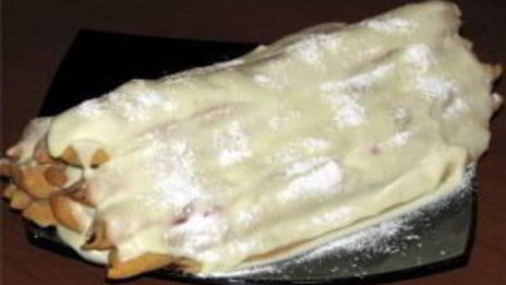 торт дрова под снегом