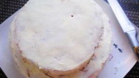 торт двухъярусный