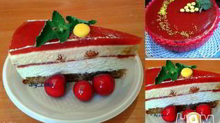 Торт Клубнично-ореховое Наваждение