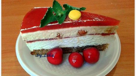 торт клубнично-ореховое наваждение