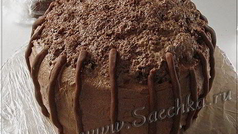 торт корзинка