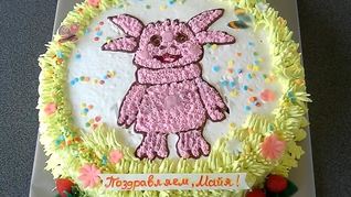 Торт Лунтик без яиц