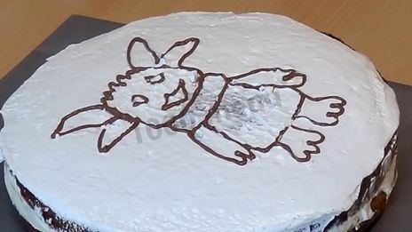 торт лунтик без яиц