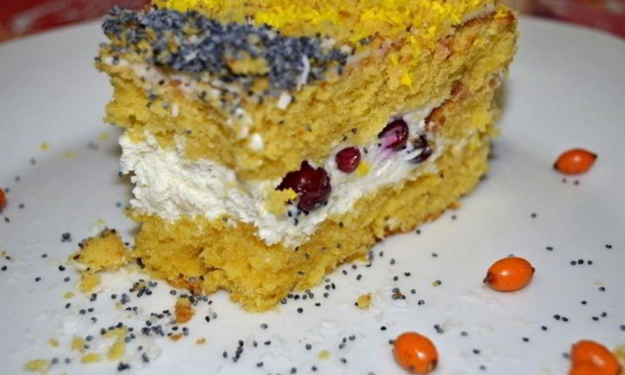 Рецепт торта осеннего блюз