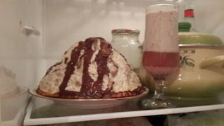 Торт Панчо с фруктами и орехами