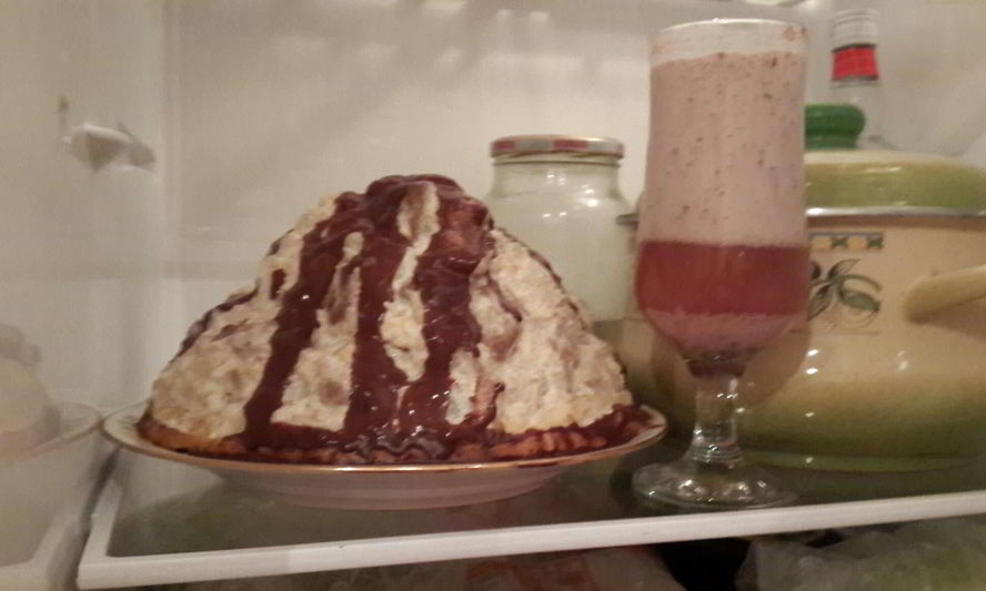 Рецепт торта панчо с фруктами и орехами