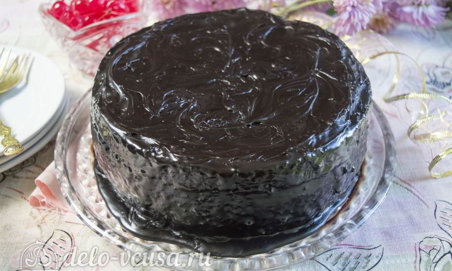 Рецепт торта пьяная вишня