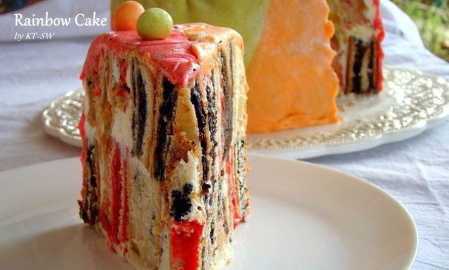 Рецепт торта радуга
