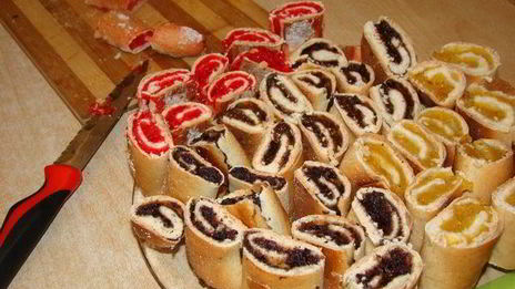 торт радуга