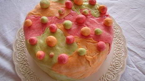 торт радуга