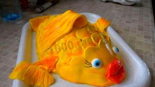 Торт Рыба из мастики