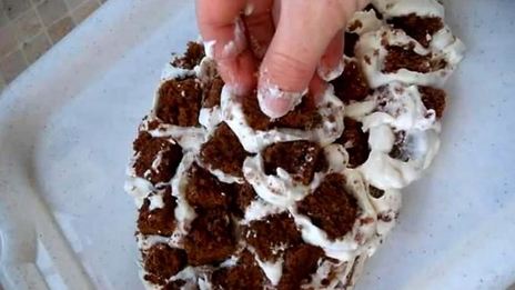 торт рыба из мастики