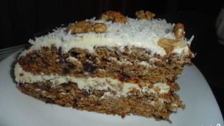 Торт с финиками