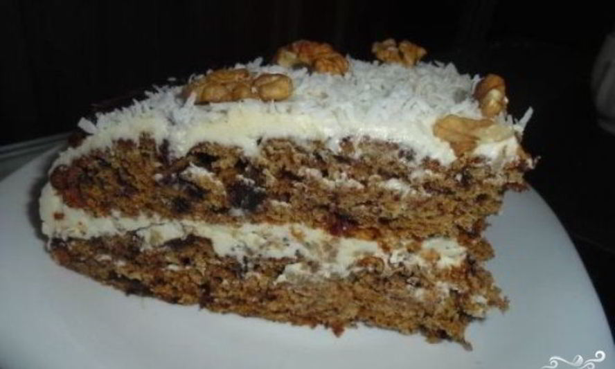 Рецепт торта с финиками