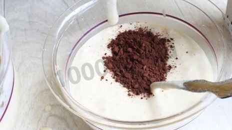 торт с пудингом