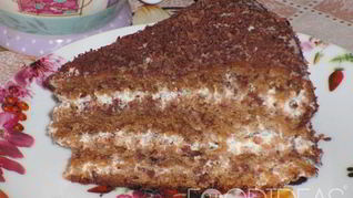 Торт Трухлявый пень с вареньем