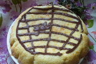 Тыквенный бисквит Паутинка