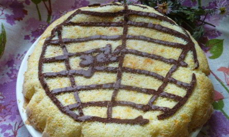 Рецепт тыквенного бисквита паутинка