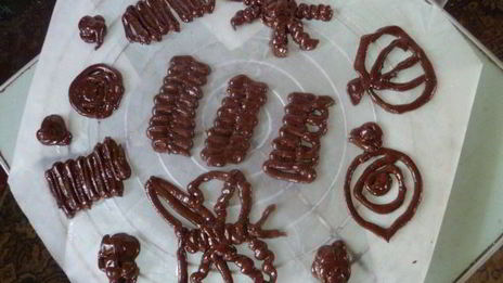 тыквенный бисквит паутинка