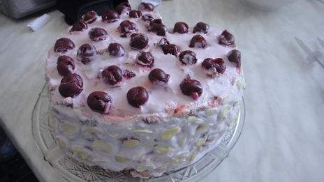 вишневый торт для милого