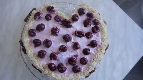 вишневый торт для милого
