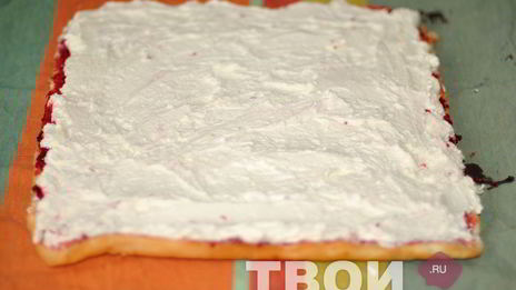 творожный рулет