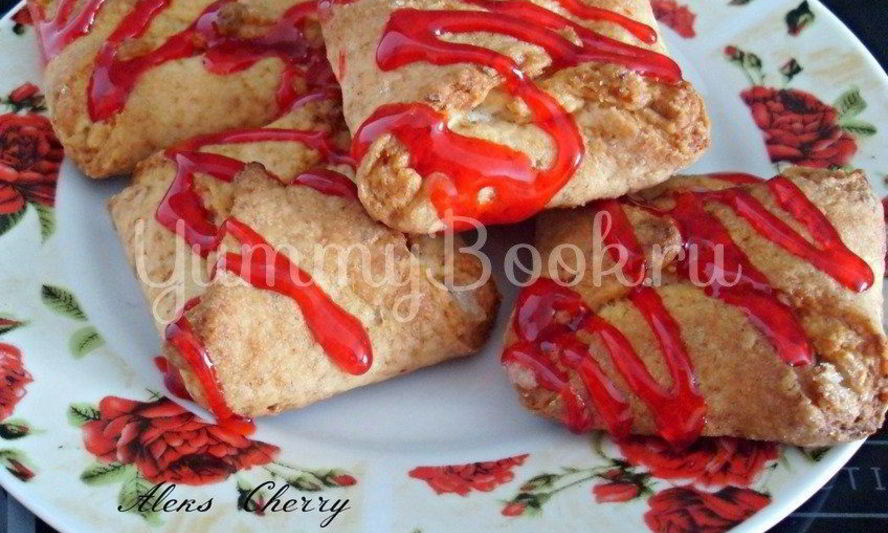 Рецепт творожных конвертиков с топпингом