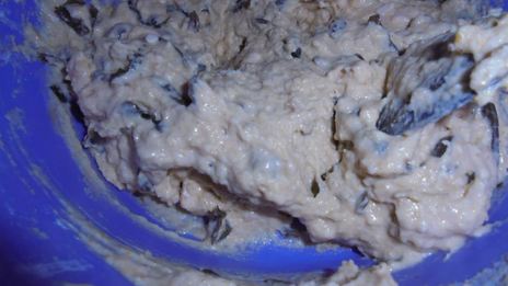 амарантовые вафли с морской капустой