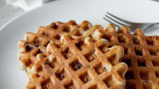 Арахисовые вафли с шоколадной крошкой