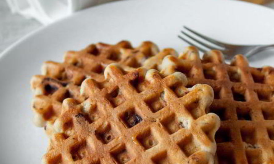 Рецепт арахисовых вафель с шоколадной крошкой